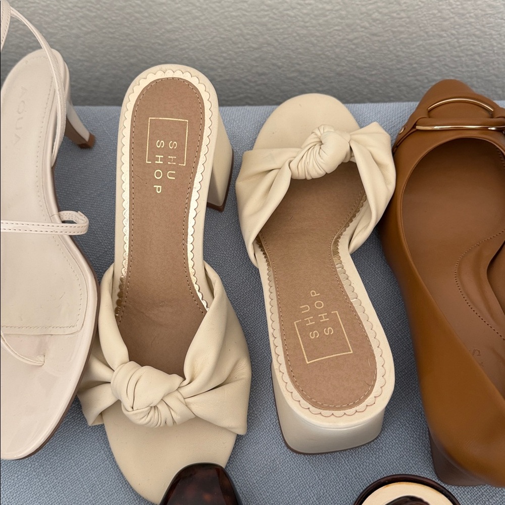 Ivory Knotted Heel